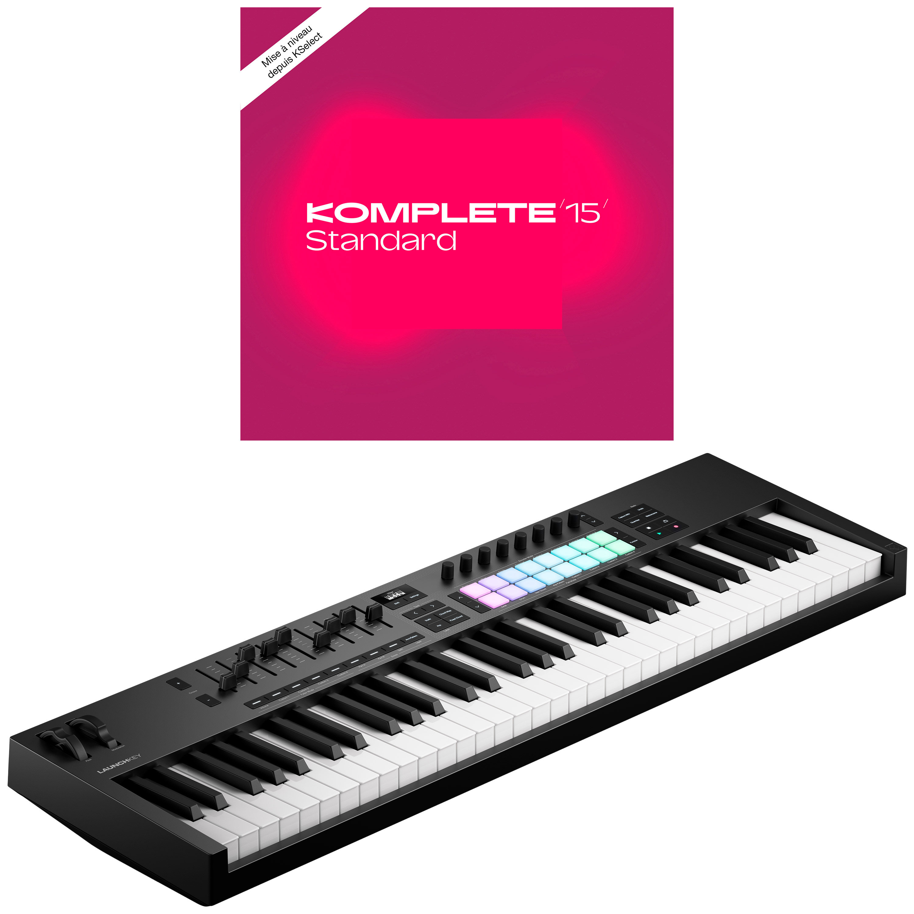 Novation Launchkey 61 MK4 + Komplete 15 Standard Upgrade