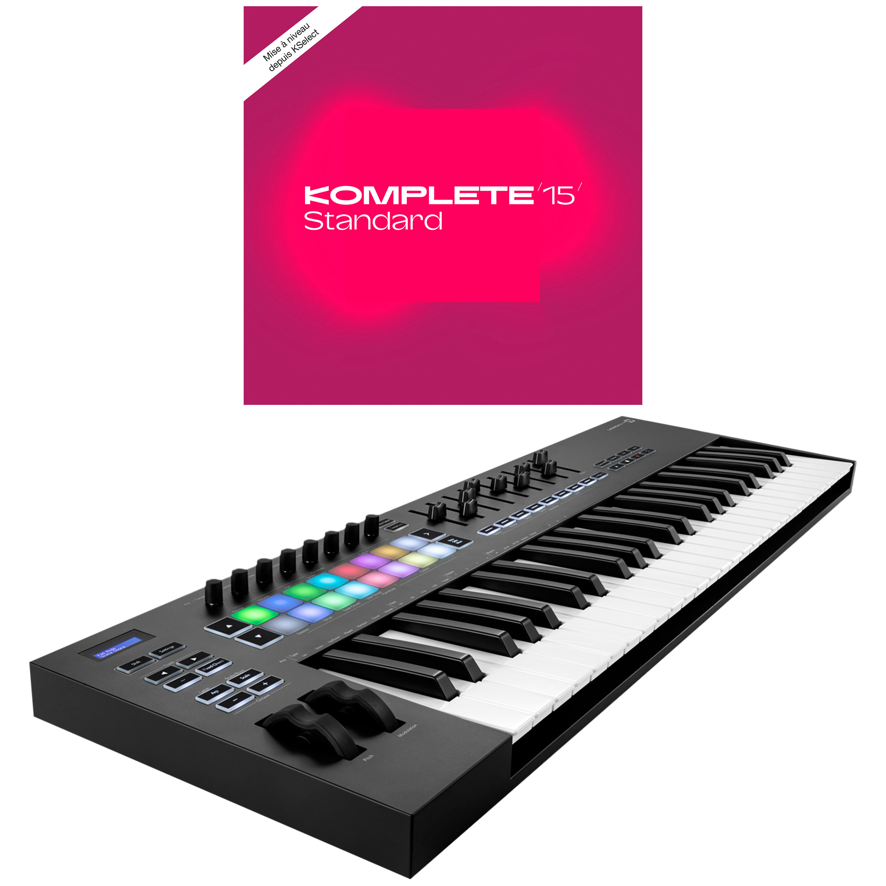 Novation Launchkey 49 MK3 + Komplete 15 Standard Upgrade