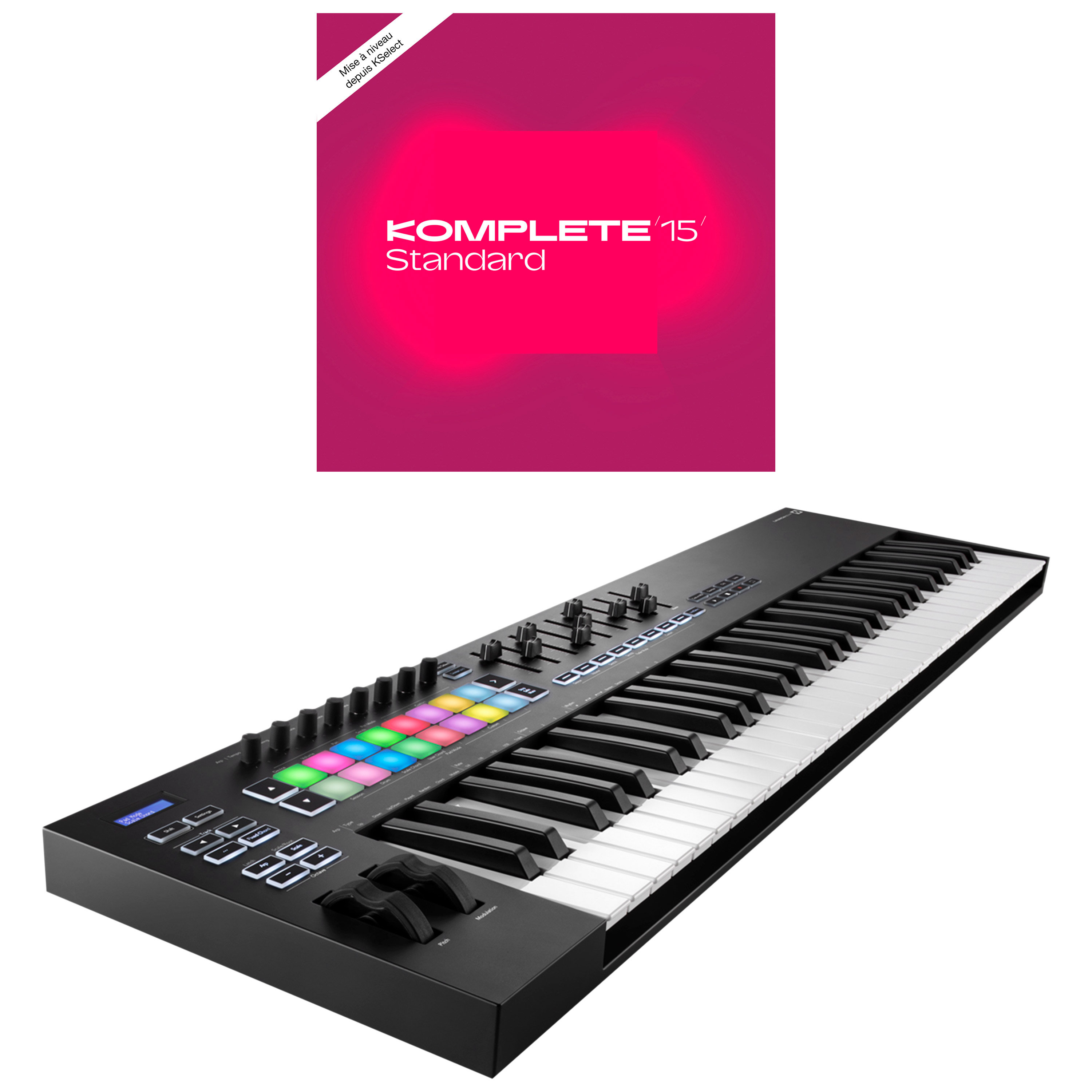 Novation Launchkey 61 MK3 + Komplete 15 Standard Upgrade