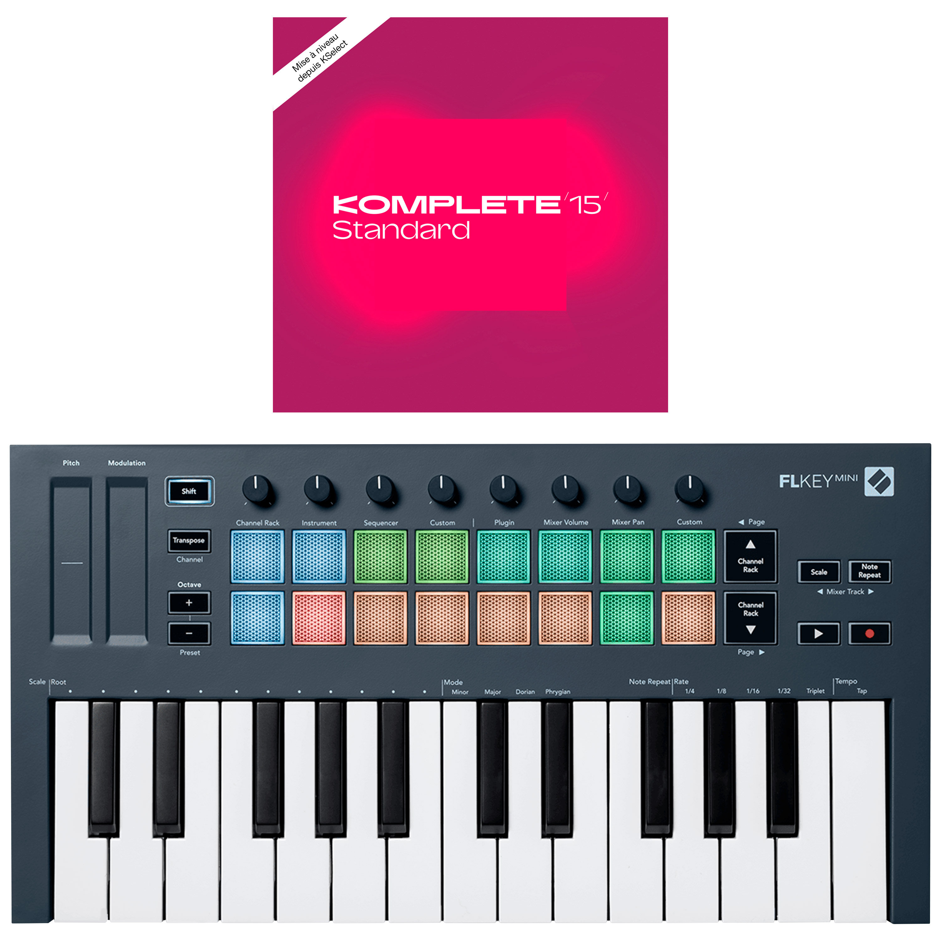 Novation FLkey Mini + Komplete 15 Standard Upgrade