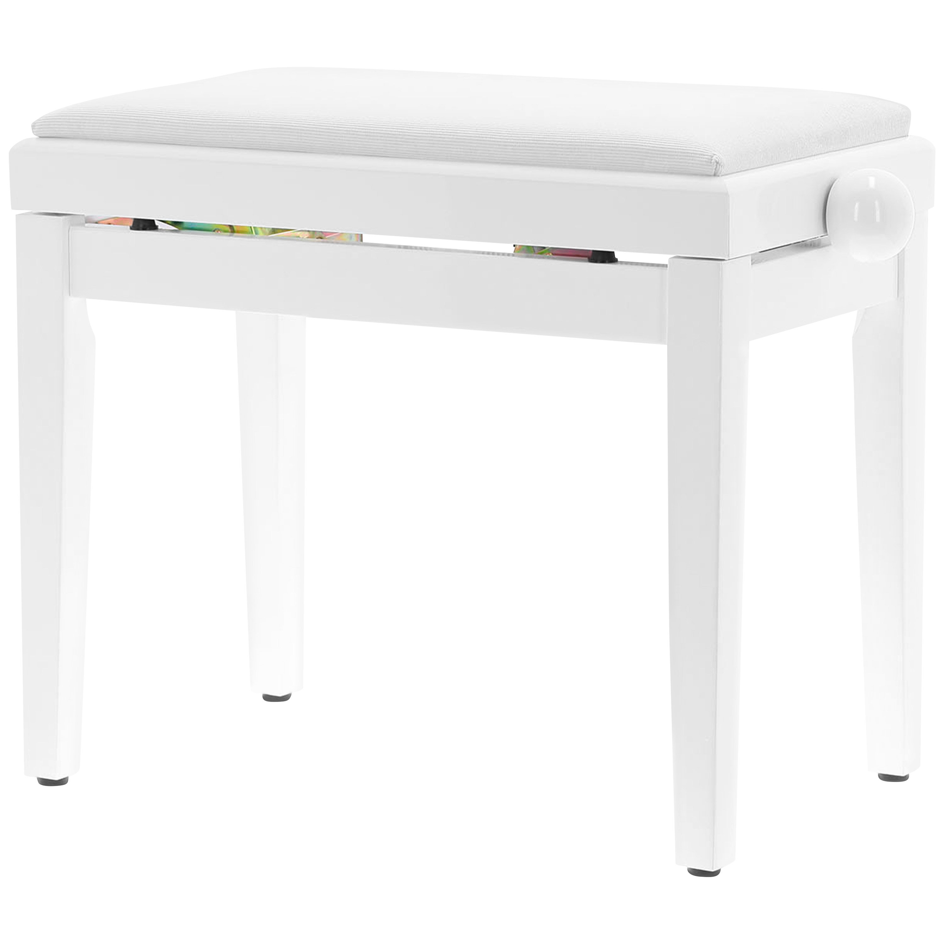 Quik Lok PB010WH Banquette piano White Brillant