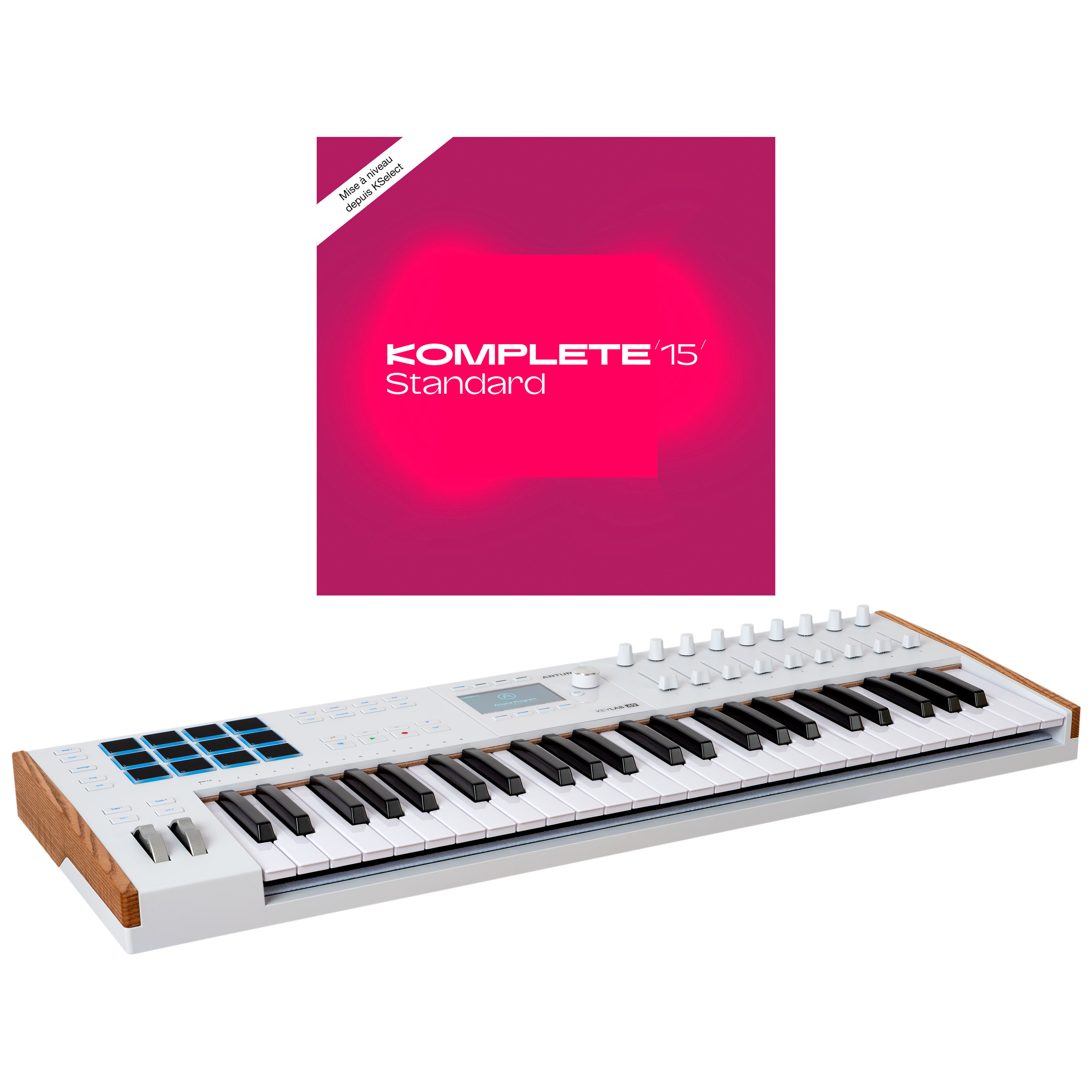 Arturia Keylab MK3 49 White + Komplete 15 Standard Upgrade