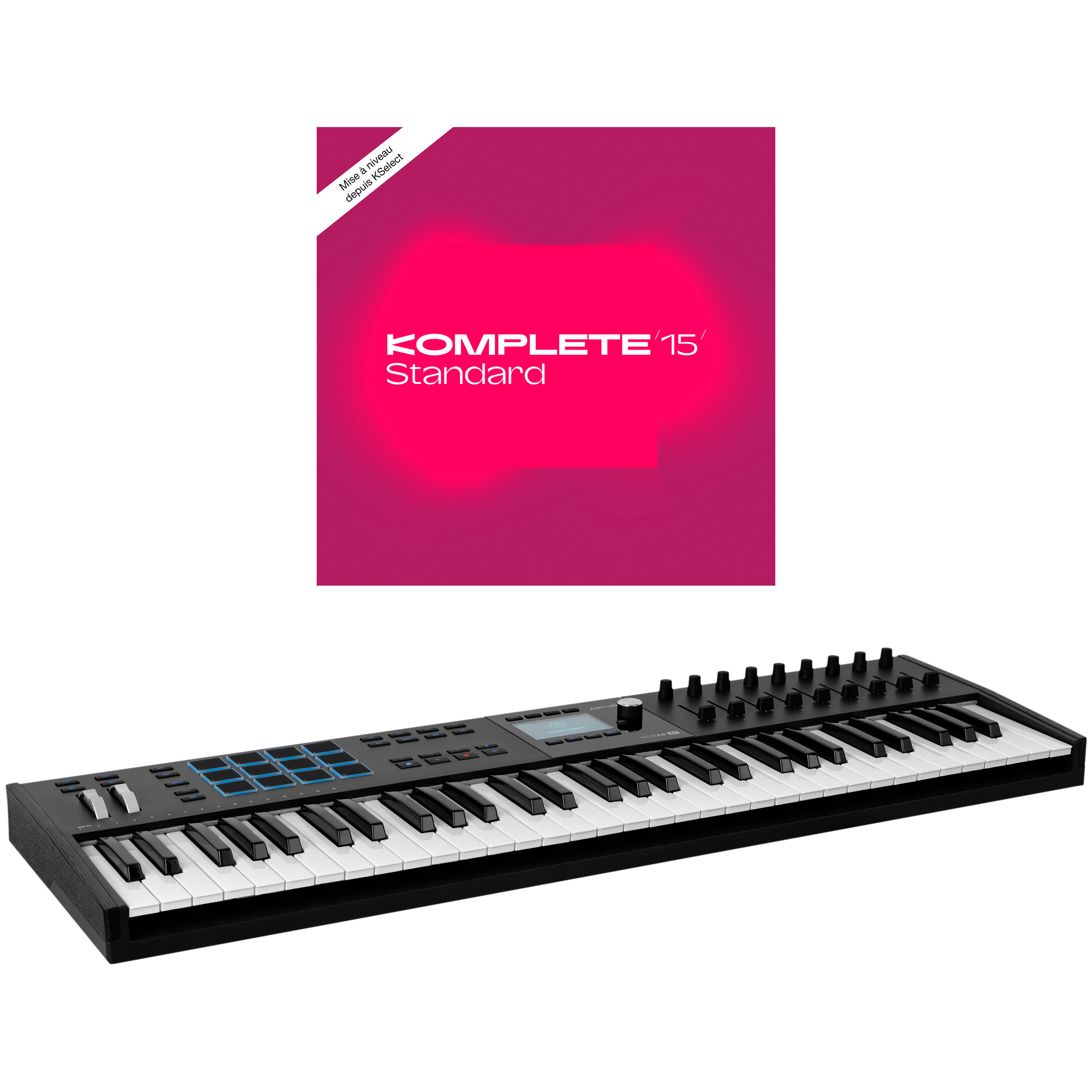 Arturia Keylab MK3 61 Black + Komplete 15 Standard Upgrade