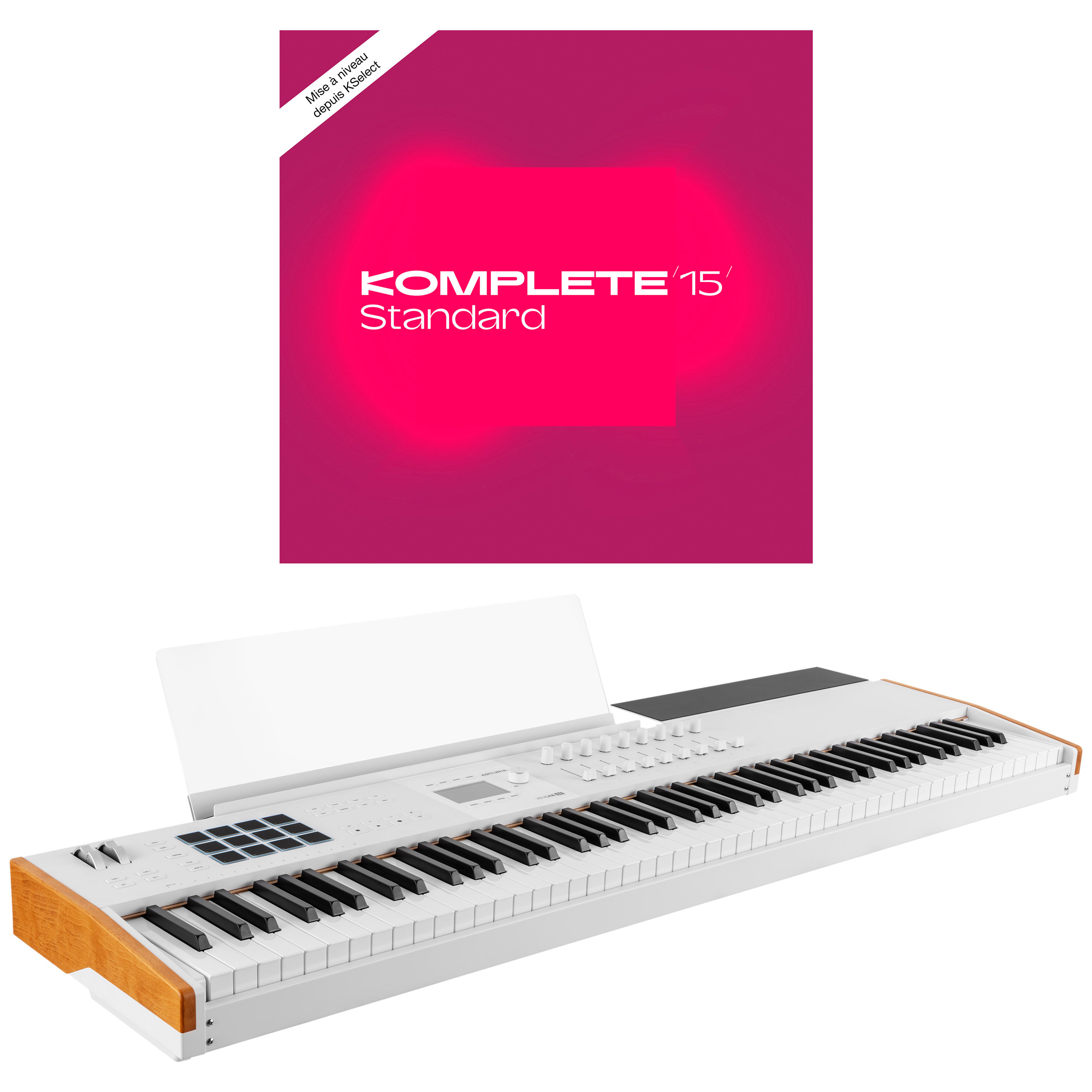 Arturia KeyLab 88 mk3 White + Komplete 15 Standard Upgrade