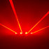 Pack LASER Bar 8X500 Red (la paire) + Flight case Evolite