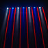 Pack LASER Bar 8X500 Red (la paire) + Flight case Evolite