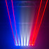 Pack LASER Bar 8X500 Red (la paire) + Flight case Evolite