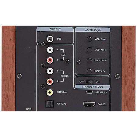 Horus 11F Active BT Walnut Dark Grey (la paire) Elipson