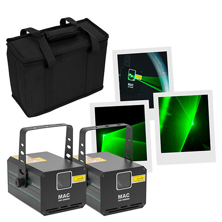 Pack 2x MAC 300 Green + Bag Mac Mah