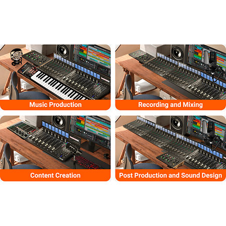 P1-M + D4-T Surface de contrôle + Afficheur OLED Icon Pro Audio