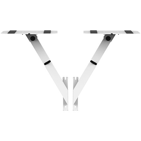 Cube Side Shelves 90 White Humpter