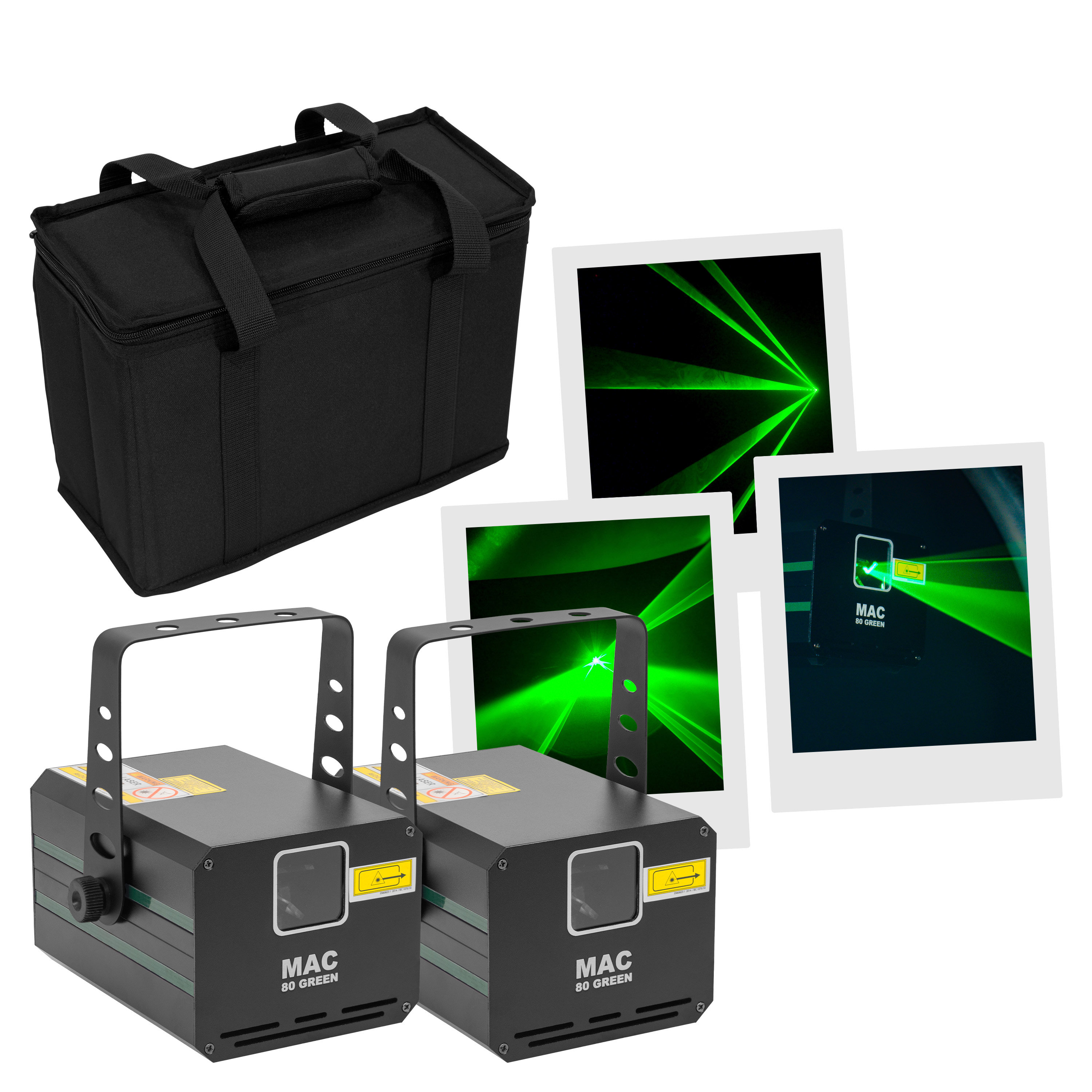 Mac Mah Pack 2x MAC 80 Green + Bag