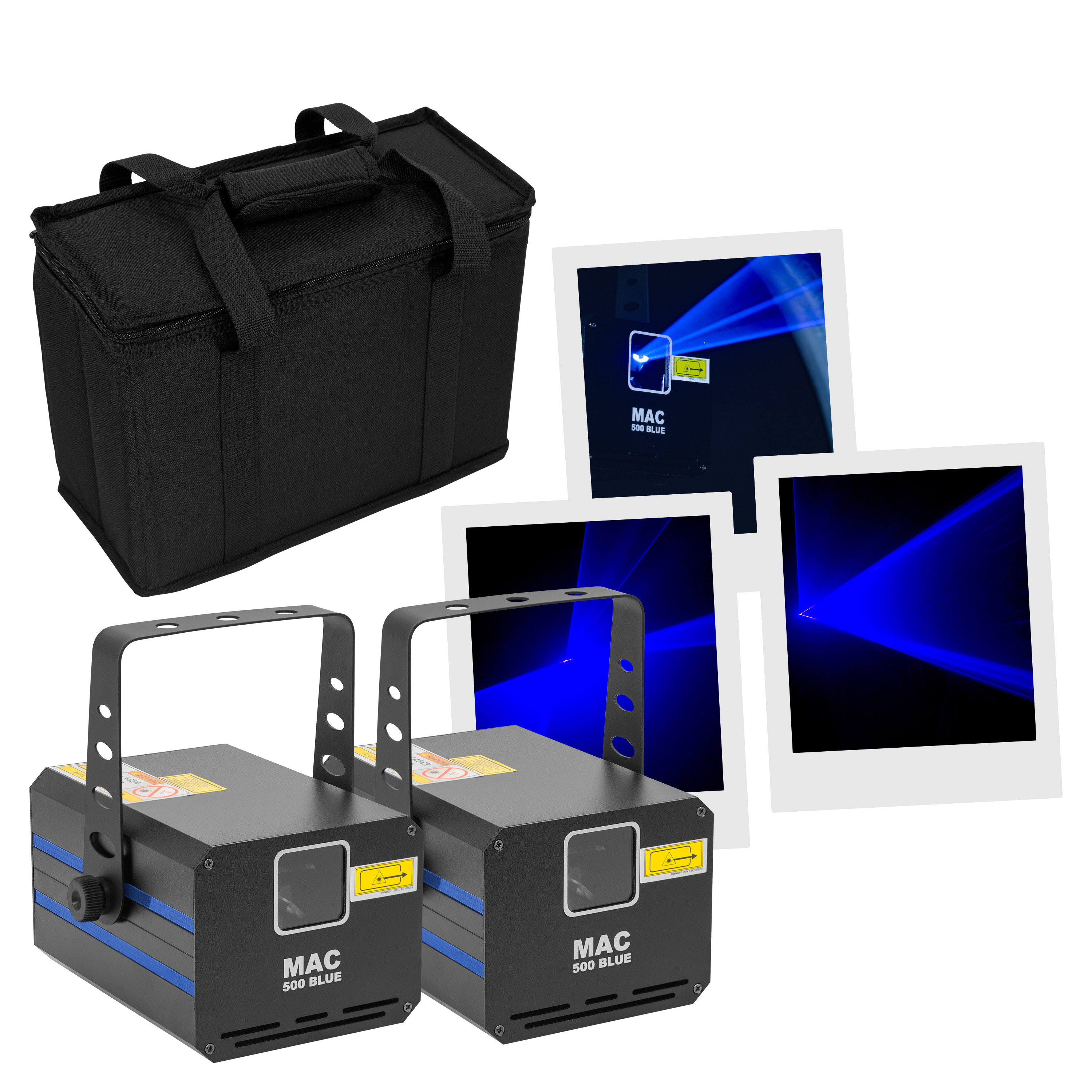 Mac Mah Pack 2x MAC 500 Blue + Bag