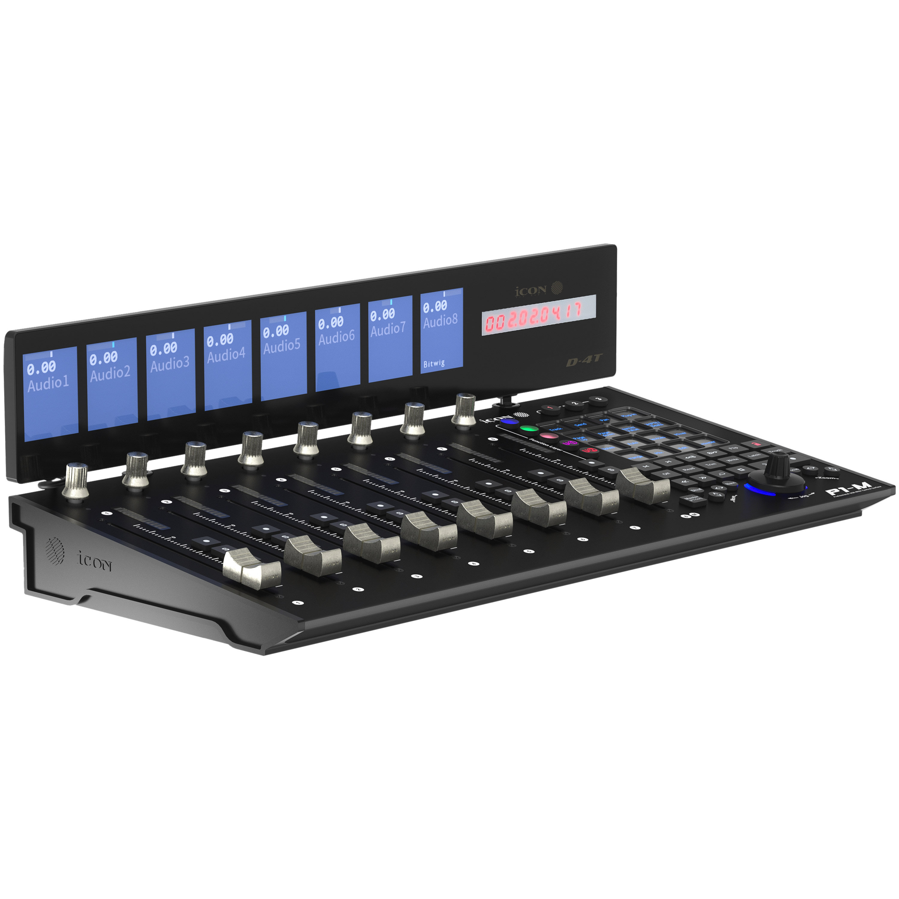 Icon Pro Audio P1-M + D4-T Surface de contrôle + Afficheur OLED
