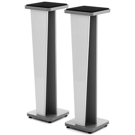 Stand Croce 42 White Gloss / Grey (la paire) Zaor
