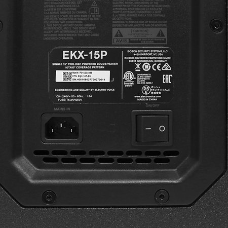 Pack EKX 15P + Cover Electro-Voice
