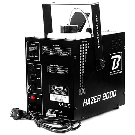Pack Hazer 2000 + Hazer Fluid Standard 5L BoomTone DJ