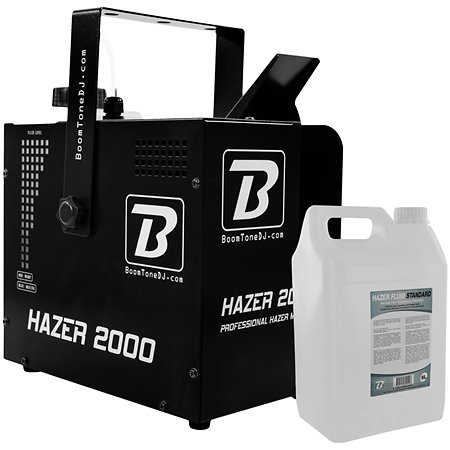 Pack Hazer 2000 + Hazer Fluid Standard 5L BoomTone DJ