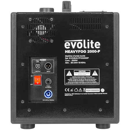 Pack HeavyFog 2000-P + HeavyFog Fluid PRO 5L Evolite