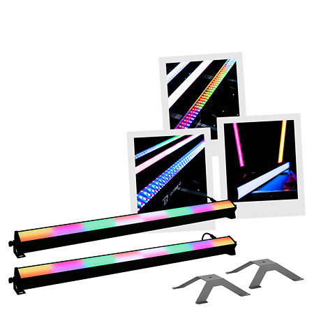 Pack Skybar v3 + Stands (la paire) BoomTone DJ