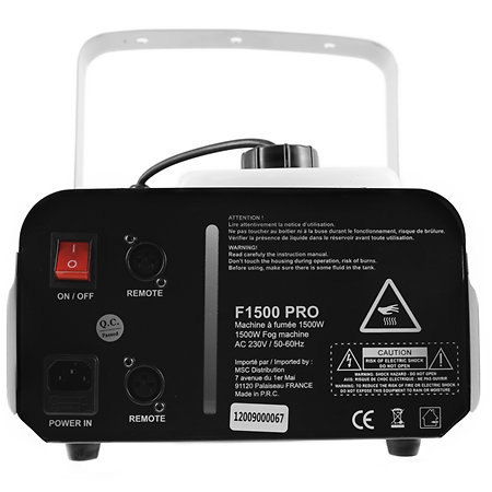 Pack F1500 Pro + Liquide BoomTone DJ