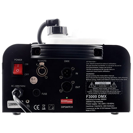 Pack F3000 DMX + Liquide BoomTone DJ