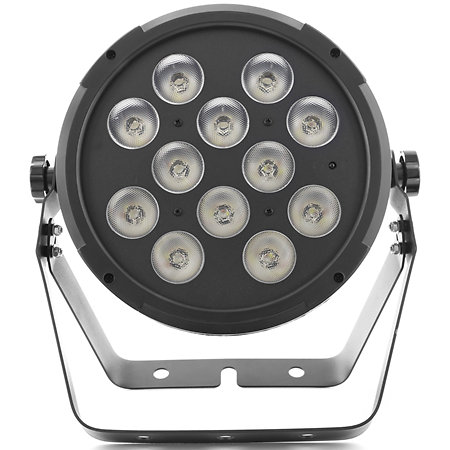 Pack FlatPAR 12x12W 6IN1 (lot de 6) + Flightcase Mac Mah