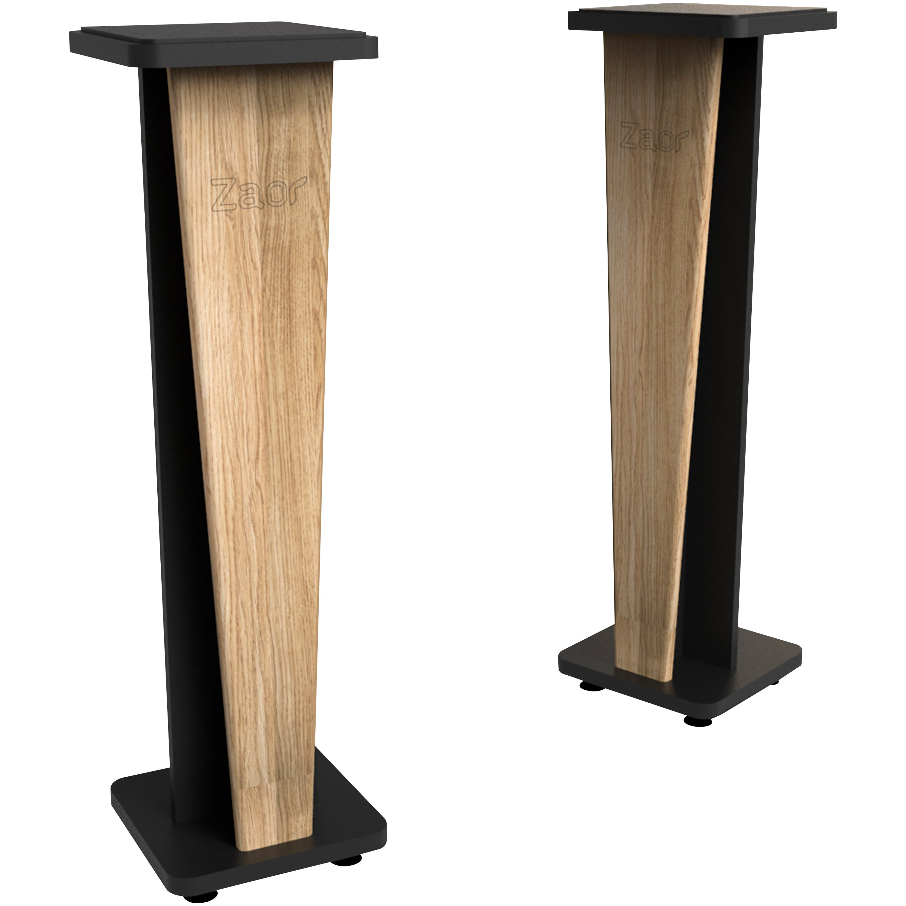 Zaor Stand Croce 42 Oak Black (la paire)