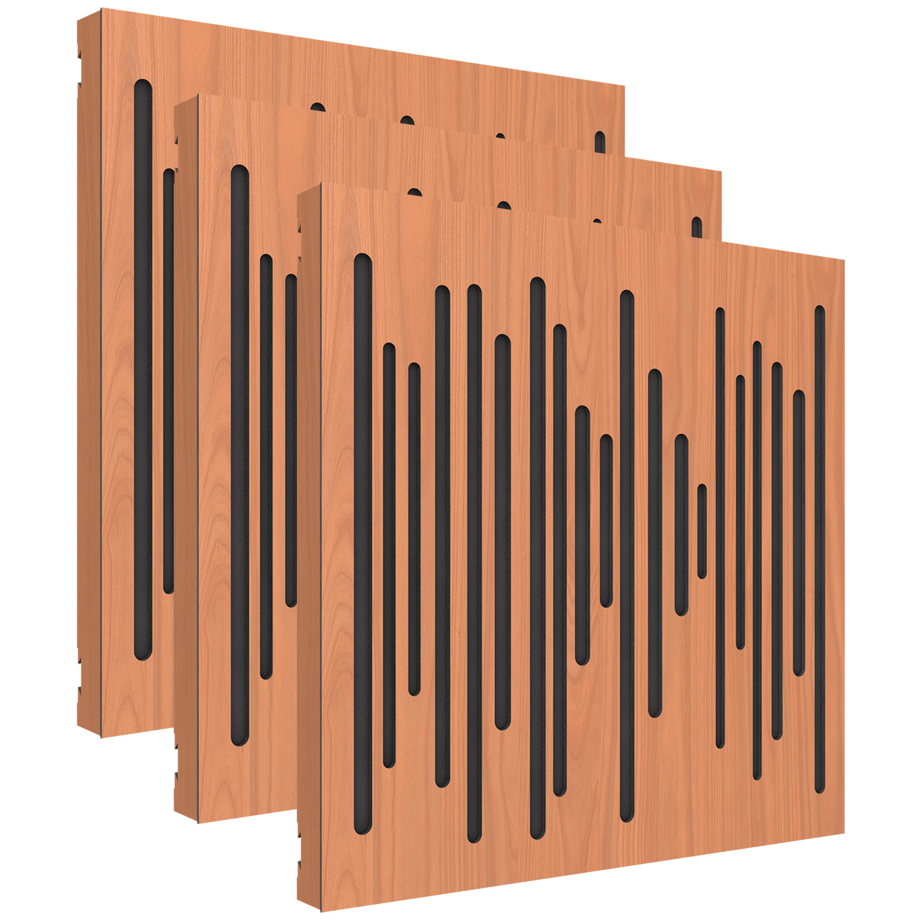 Vicoustic VicPattern Ultra Wavewood MK2 Cherry (lot de 3)