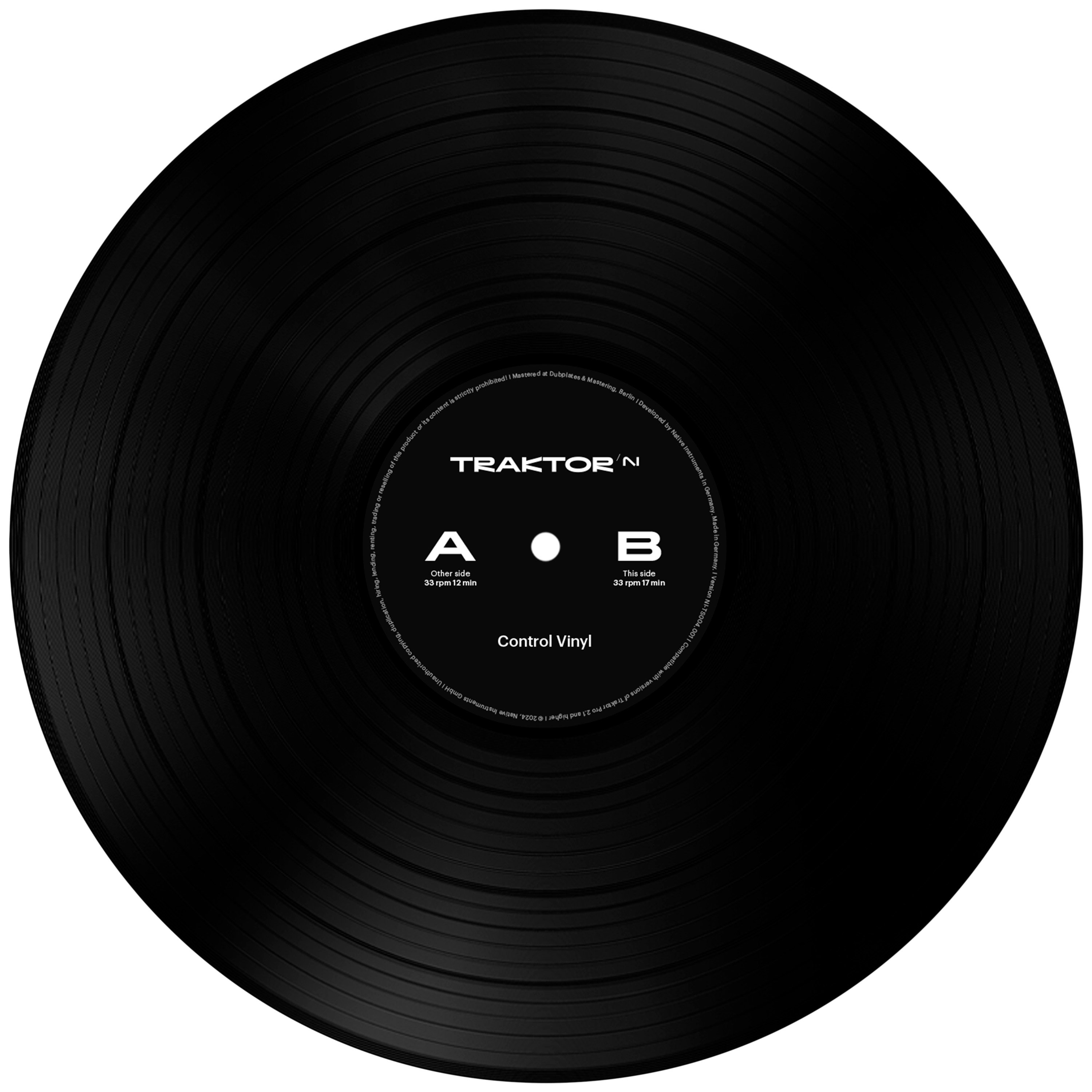 Native Instruments Traktor Control Vinyl Black