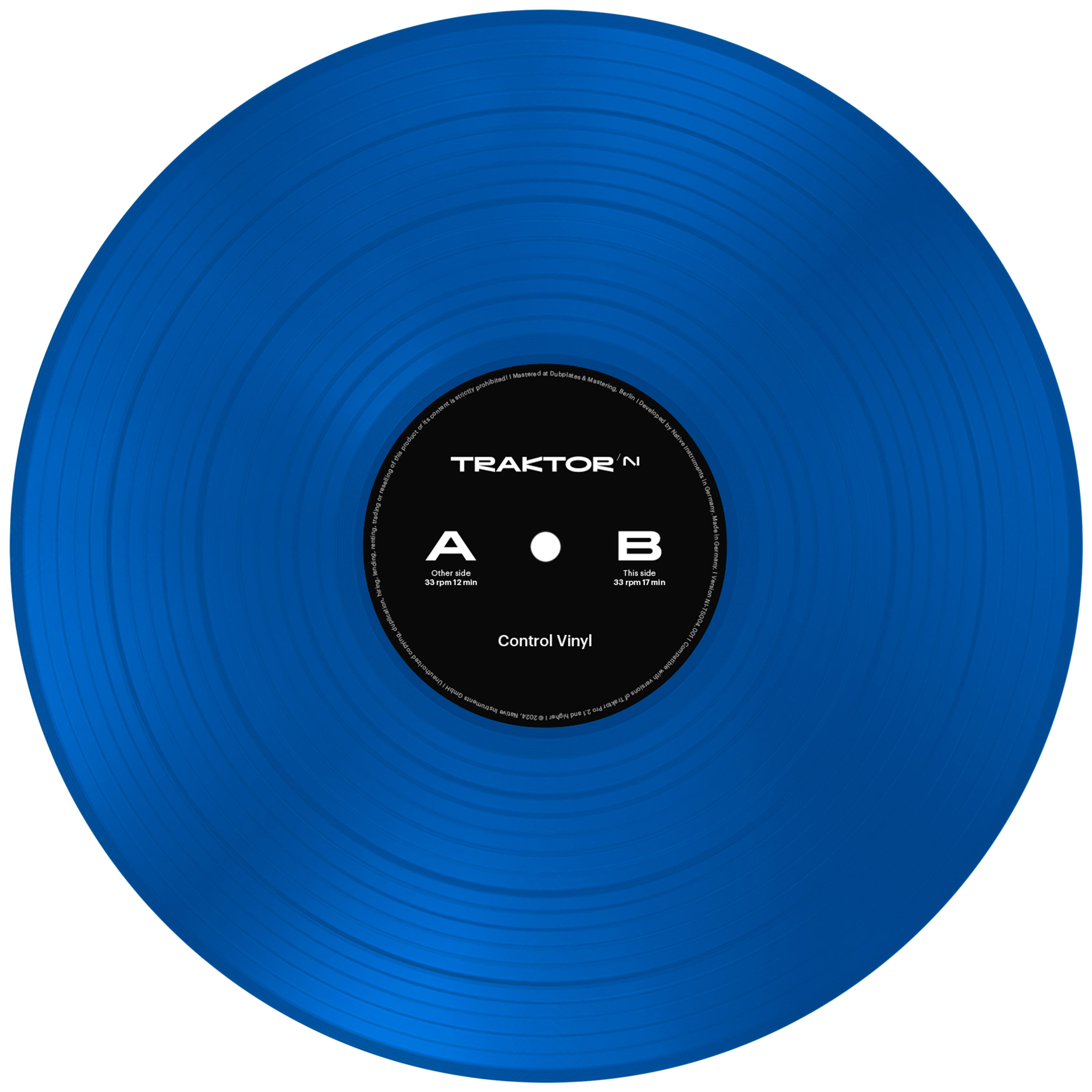 Native Instruments Traktor Control Vinyl Blue