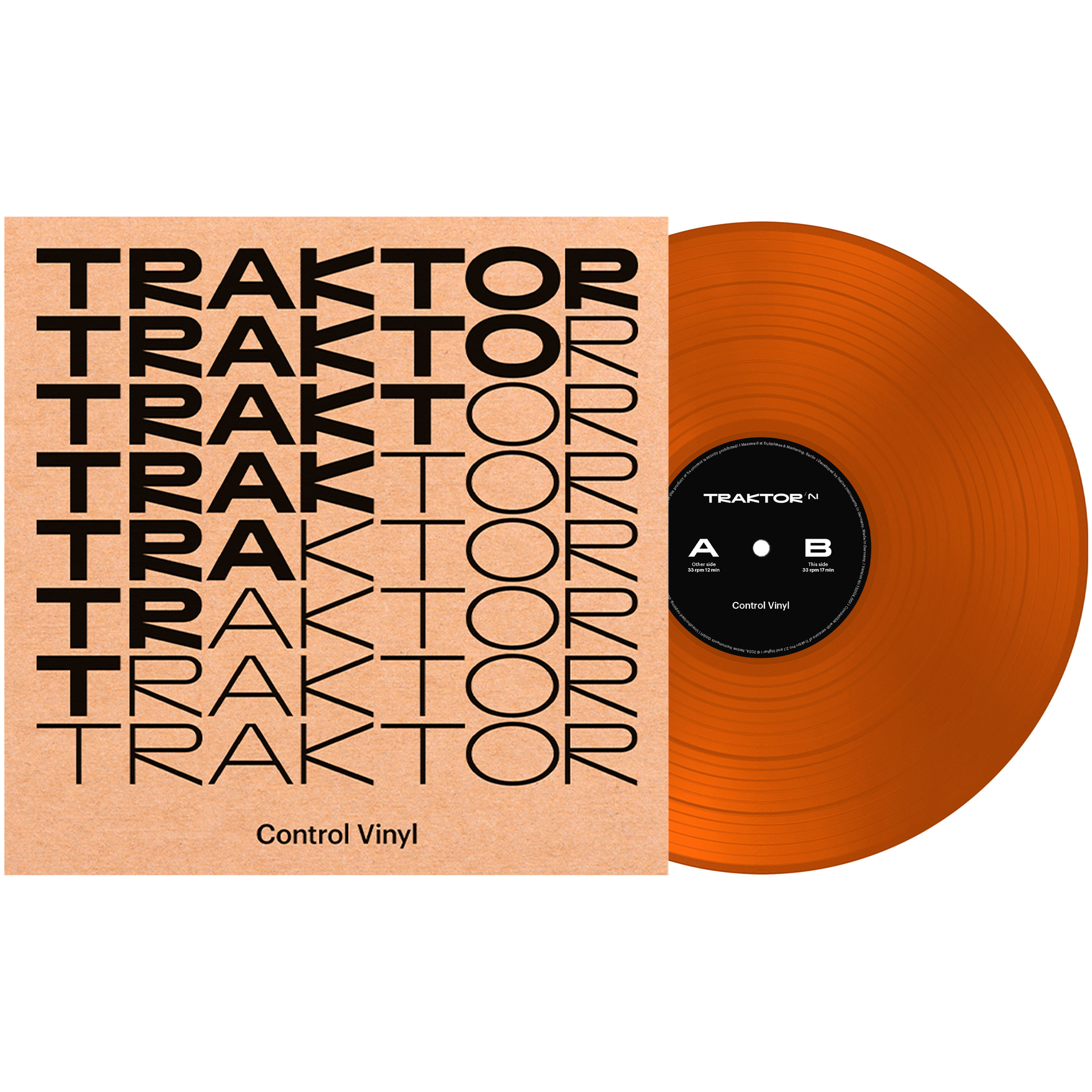 Native Instruments Traktor Control Vinyl Orange Transparent