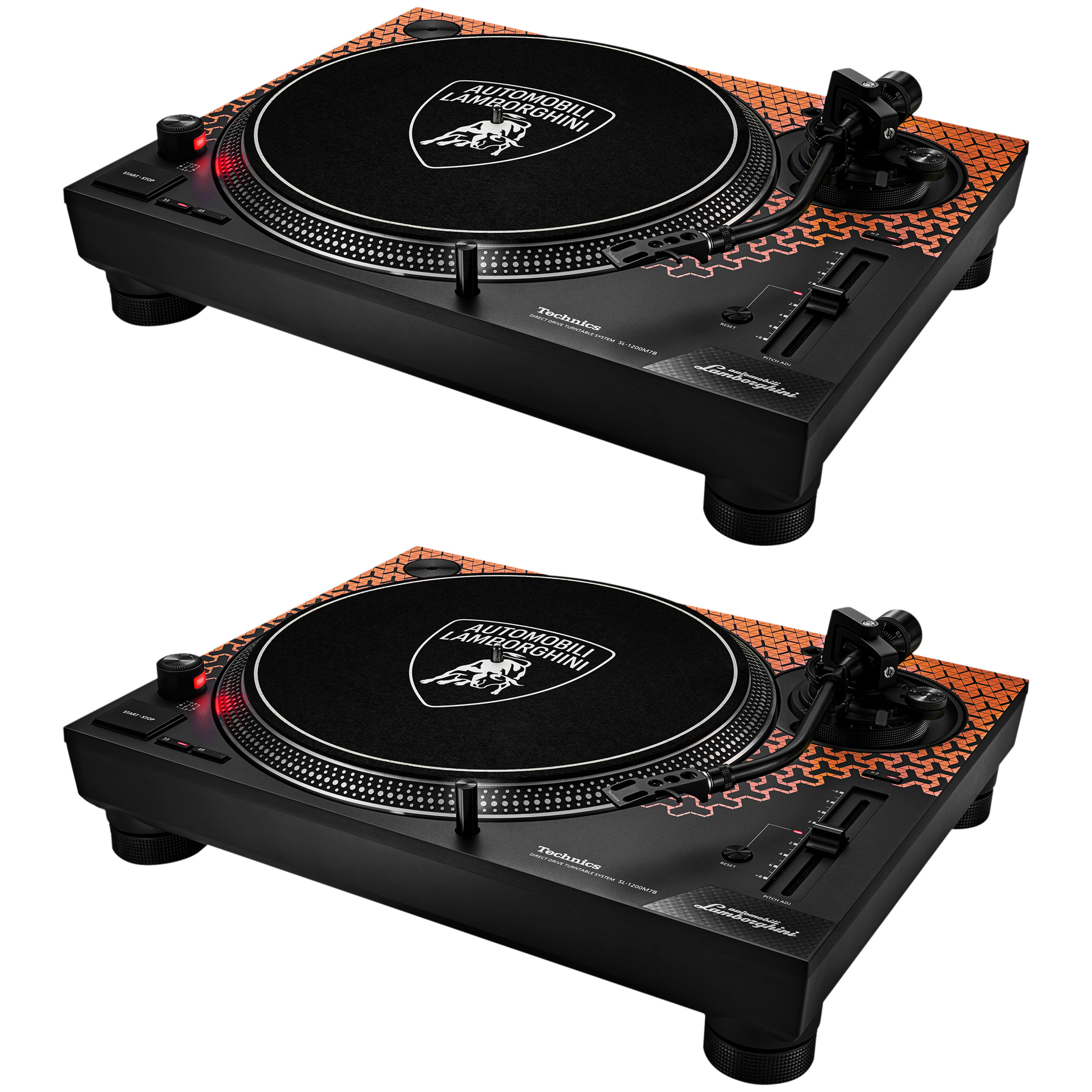 Technics SL-1200M7PED Orange Edition Lamborghini (la paire)