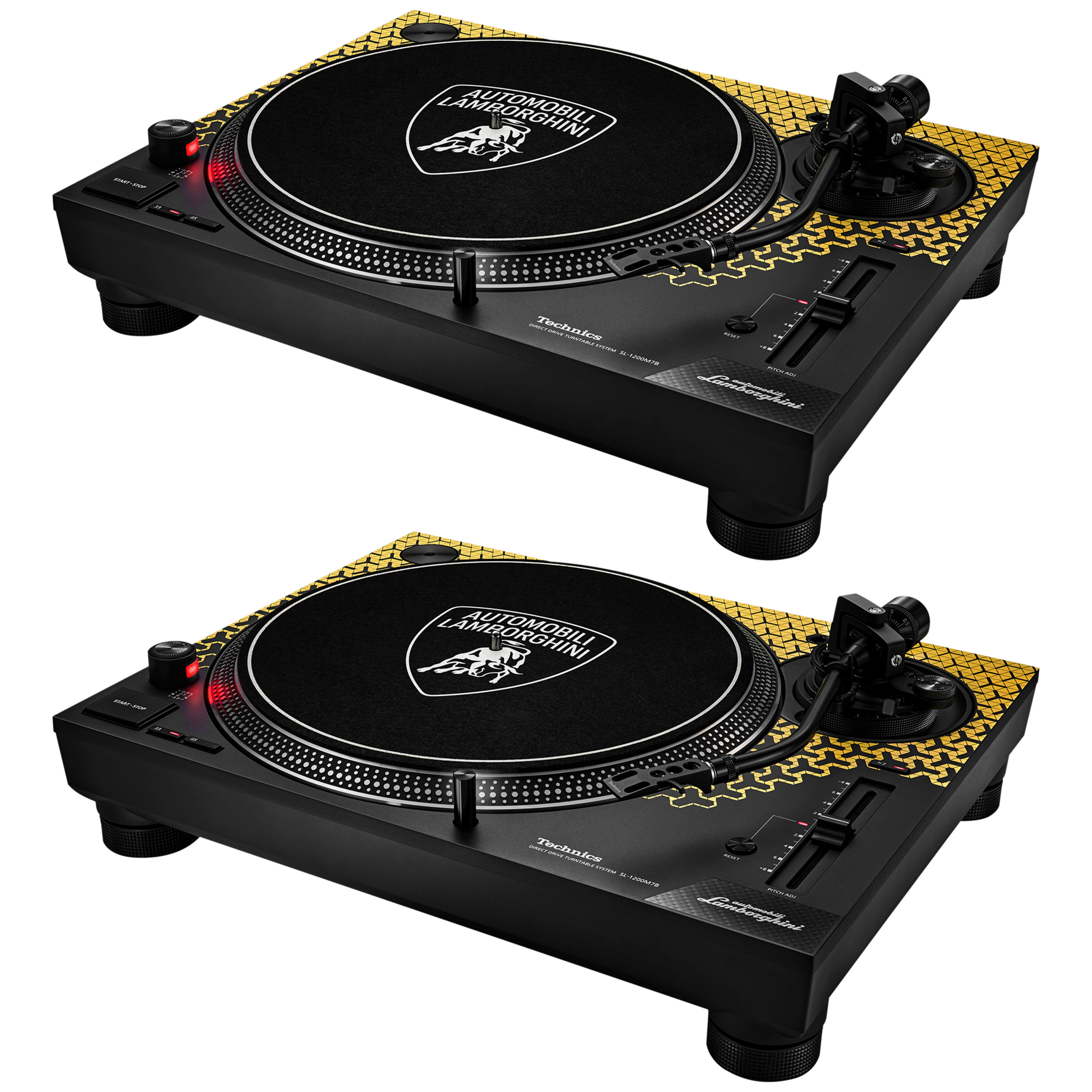 Technics SL-1200M7PEY Yellow Edition Lamborghini (la paire)