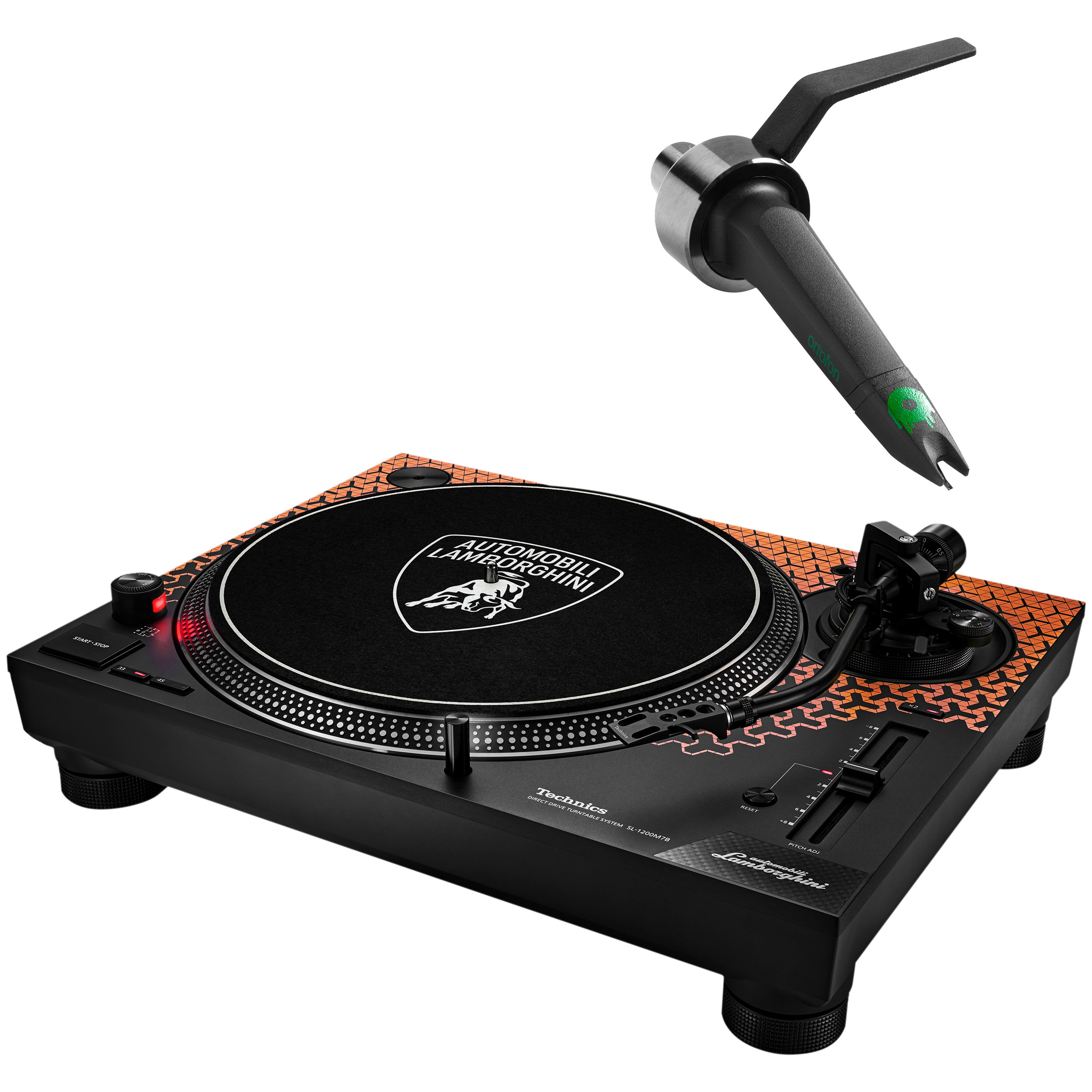 Technics Pack SL-1200M7PED Orange Edition Lamborghini + Concorde MKII Mix