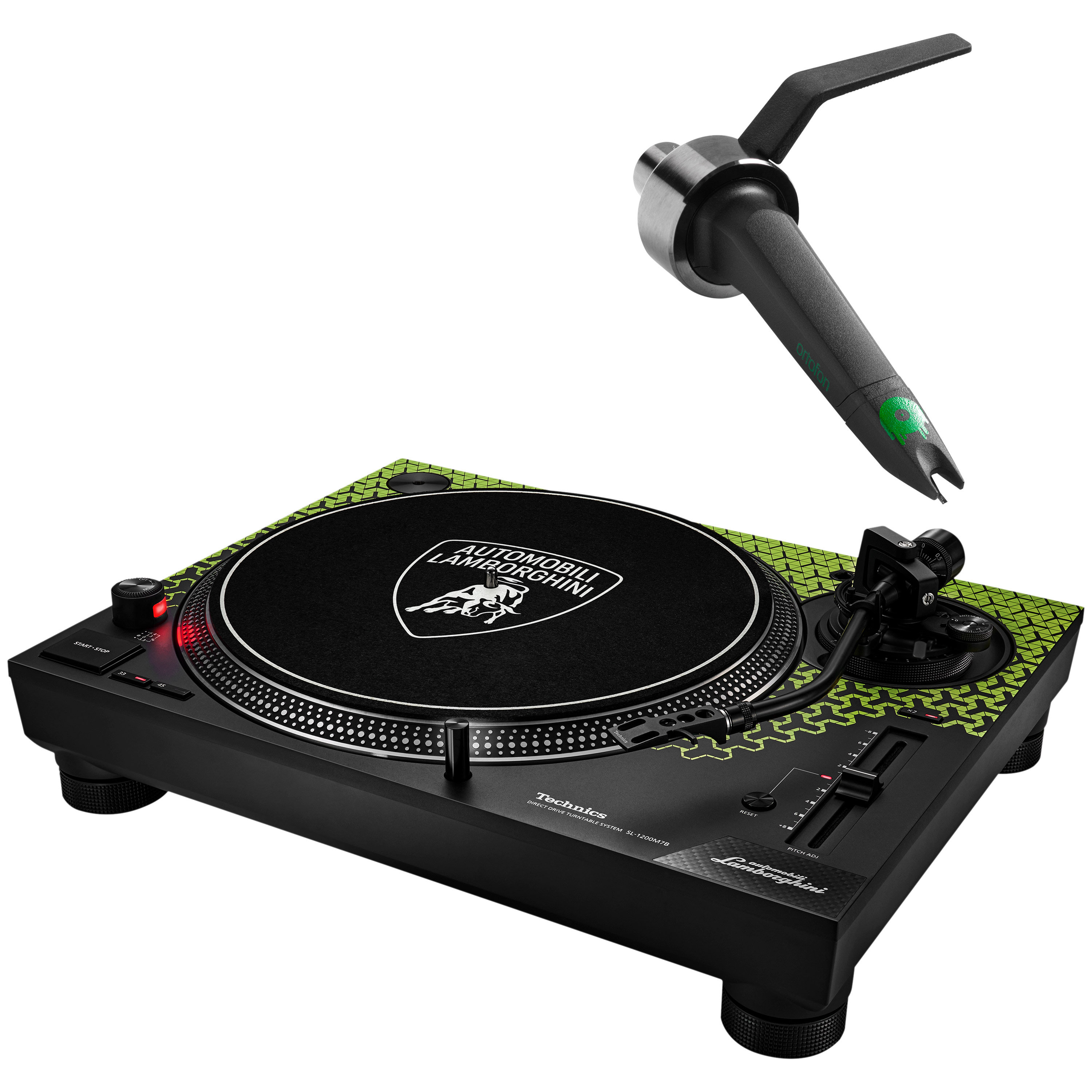 Technics Pack SL-1200M7PEG Green Edition Lamborghini + Concorde MKII Mix