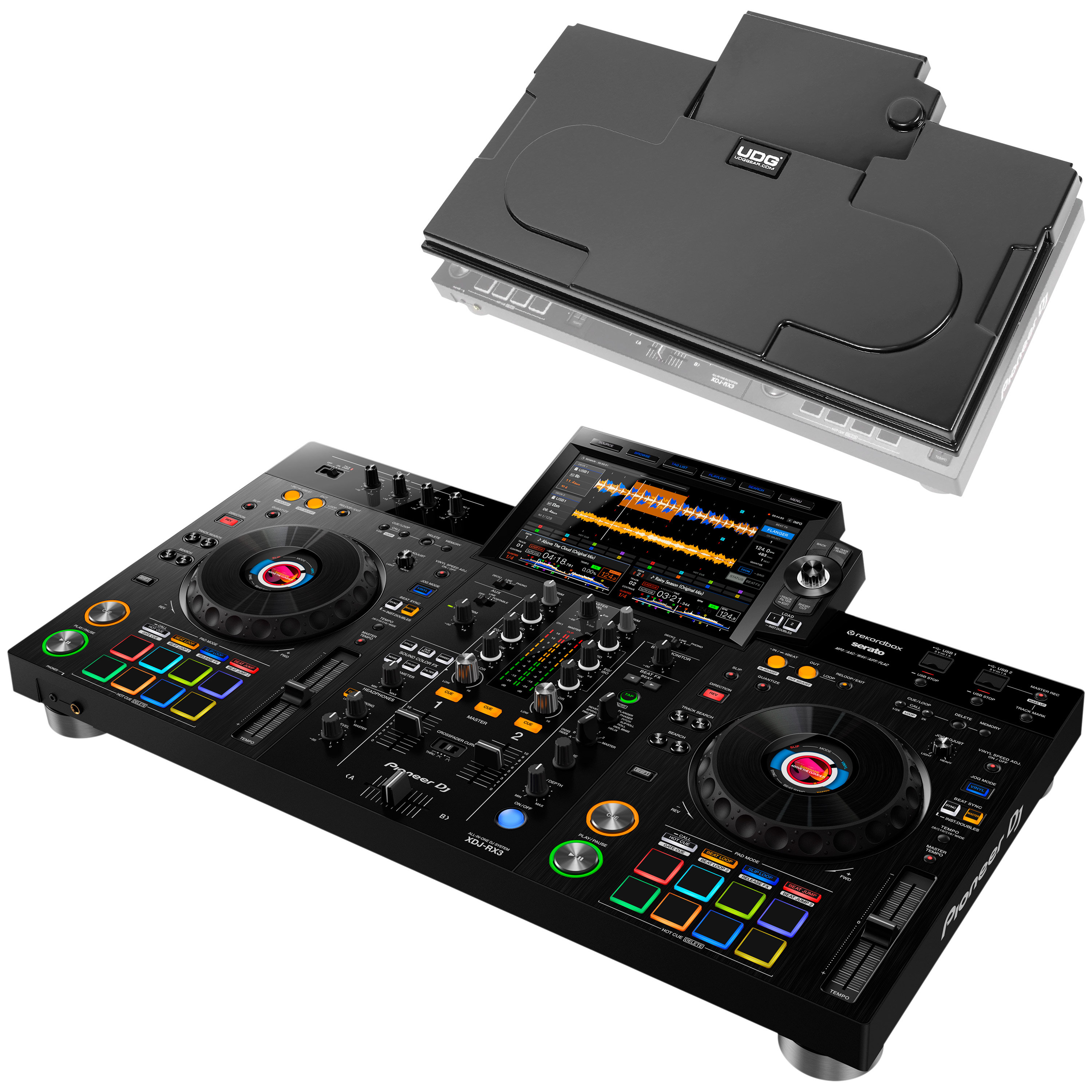 Pioneer DJ Pack XDJ-RX3 + Capot de protection