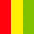 Canon à Confettis électrique Pro Rouge Jaune Vert Showgear