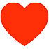 Canon à Confettis Manuel 28cm Coeur Rouge Showgear