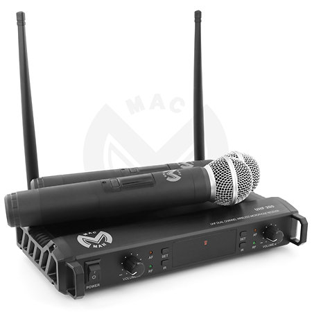 Pack UHF 200 M + Micro serre-tête (la paire) Mac Mah