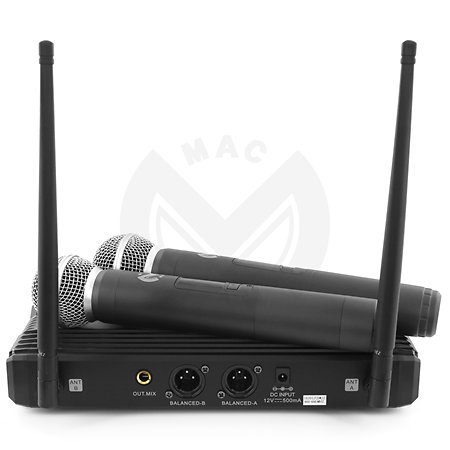 Pack UHF 200 M + Micro serre-tête (la paire) Mac Mah