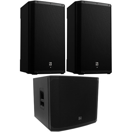 Pack ZLX-15P-G2 (la paire) + Caisson de basse EKX-18SP Electro-Voice