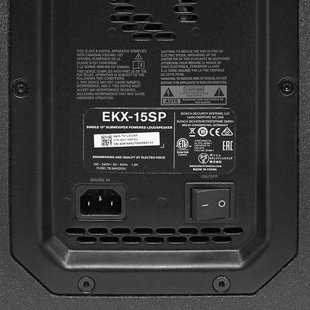 Pack EKX 15P (la paire) + Caisson de basse EKX 15SP Electro-Voice