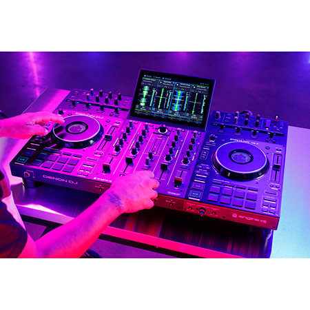Pack Prime 4+ + Flight Contol Black Denon DJ