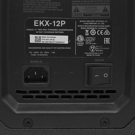 Pack EKX 12P (la paire) + Caisson de basse EKX 15SP Electro-Voice