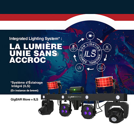 Pack GigBar Move + ILS + ILS Command Chauvet