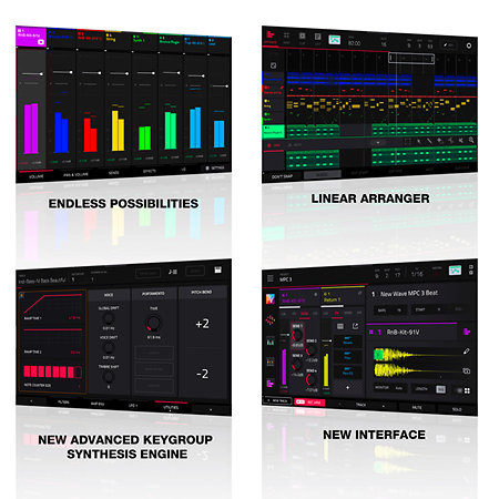 Pack MPC One+ + Kreate 8 (la paire) Akai