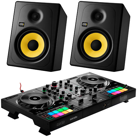 Pack DJControl Inpulse 500 + Enceinte Kreate 8 (la paire) Hercules DJ
