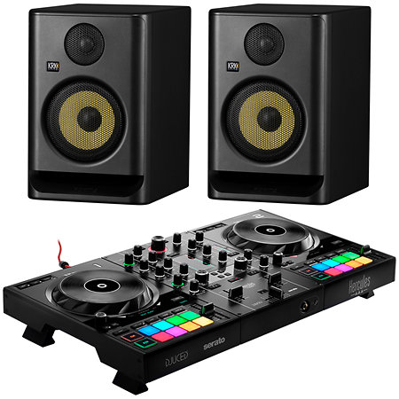 Pack DJControl Inpulse 500 + Enceinte Rokit RP5 G5 (la paire) Hercules DJ