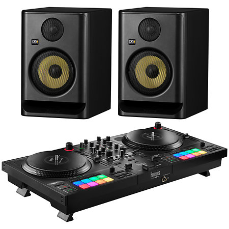 Pack DJ Control Inpulse T7 + Rokit RP5 G5 (La paire) Hercules DJ